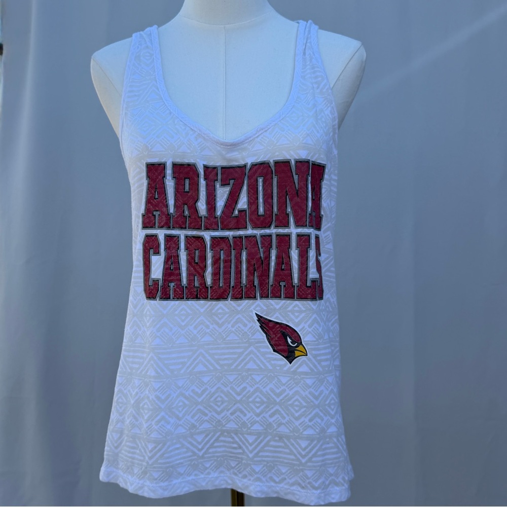 NFL Arizona Cardinals Women's White Tank Top - Picture 8 of 10